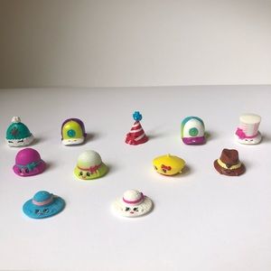 10 + 1 ultra rare Shopkins Hats - Season 2,3,4,5
